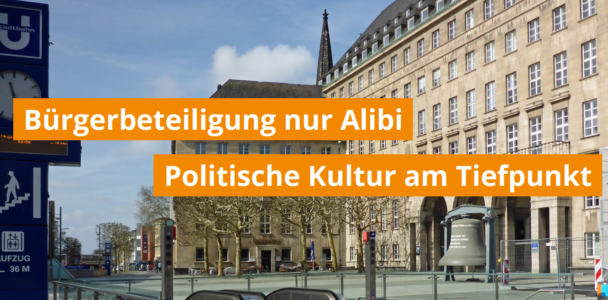 Bürgerbeteiligung in Bochum nur Alibi