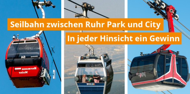 Betrieb Seilbahn vom Ruhr Park zur Bochumer City mit Gewinn möglich