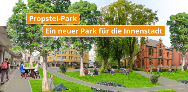 Ein neuer Park für die Innenstadt – rund um das St. Elisabeth-Hospital