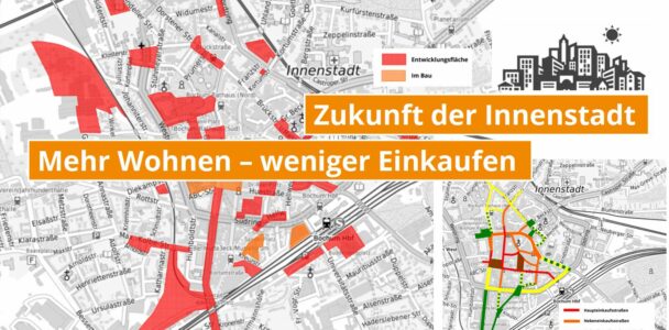 Bochumer Innenstadt: Mehr Wohnen – weniger Einkaufen