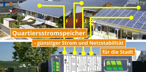 Bochum benötigt Stromspeicher für günstigen Sonnenstrom und Netzstabilität