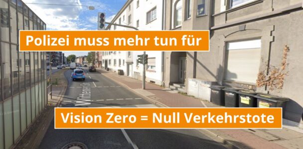 Polizei Bochum muss mehr für Vision Zero tun