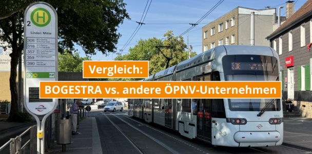 Vergleich: BOGESTRA vs. ÖPNV-Unternehmen anderer Städte